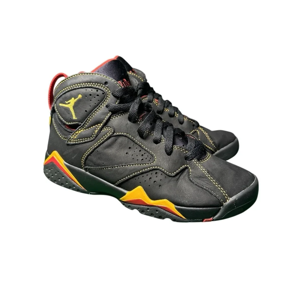 Air Jordan 7 Retro‎ Citrus Black DQ6040-081 Kids GS Size 5Y Sneakers